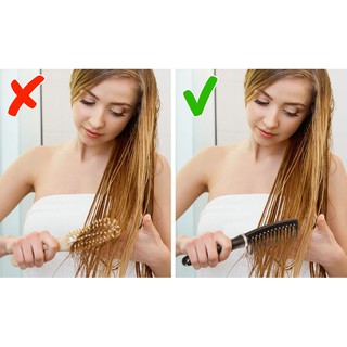 Lược răng thưa gỡ rối tóc