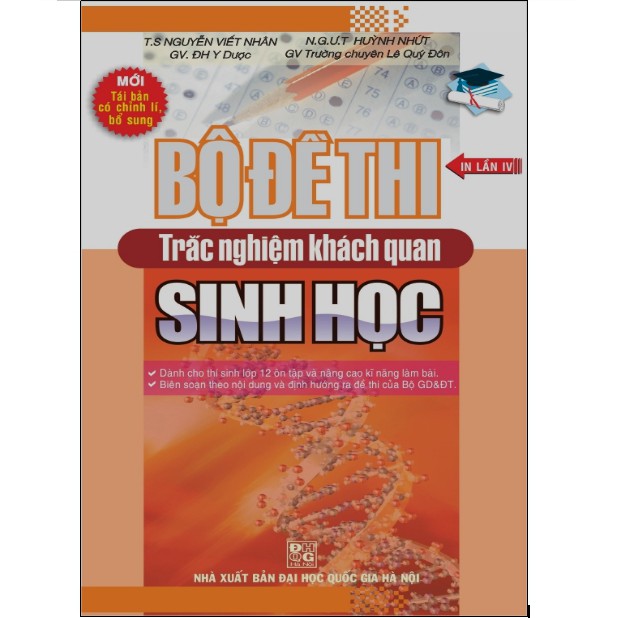 Sách - Bộ Đề Thi Trắc Nghiệm Khách Quan Sinh Học