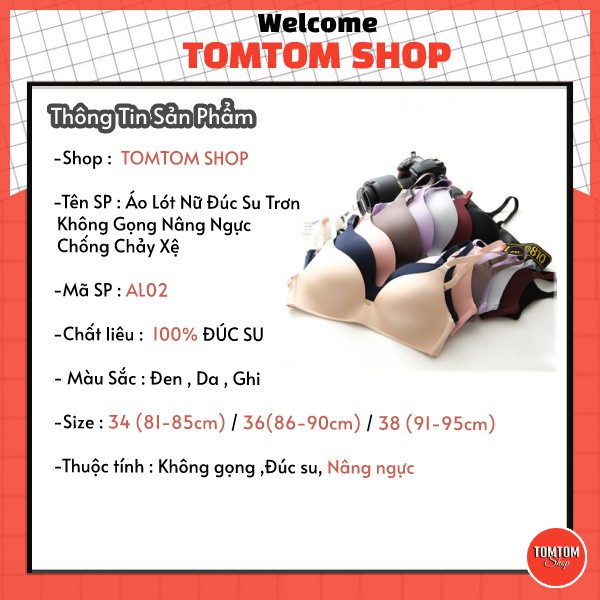 Áo Lót Nữ Đúc Su Trơn Nâng Ngực Không Gọng Đệm Mỏng Xuất Nhật AL02 | BigBuy360 - bigbuy360.vn