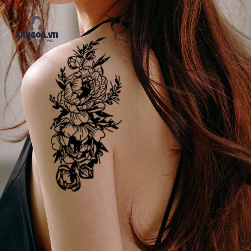 Hình Xăm Dán Bán Vĩnh Viễn Chống Nước Chống Thấm Mồ Hôi