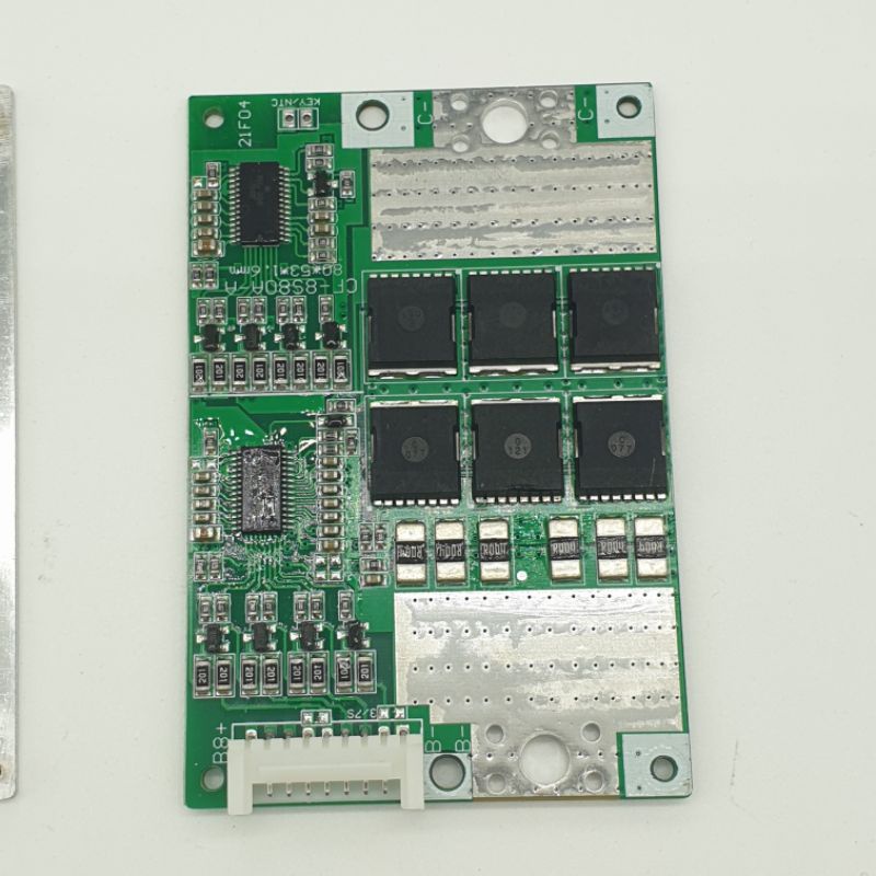 Achun.vn - MẠCH BMS PIN SẮT 8S - 24V XẢ 50A - CÂN BẰNG 36MA - SẠC & XẢ CÙNG CỔNG