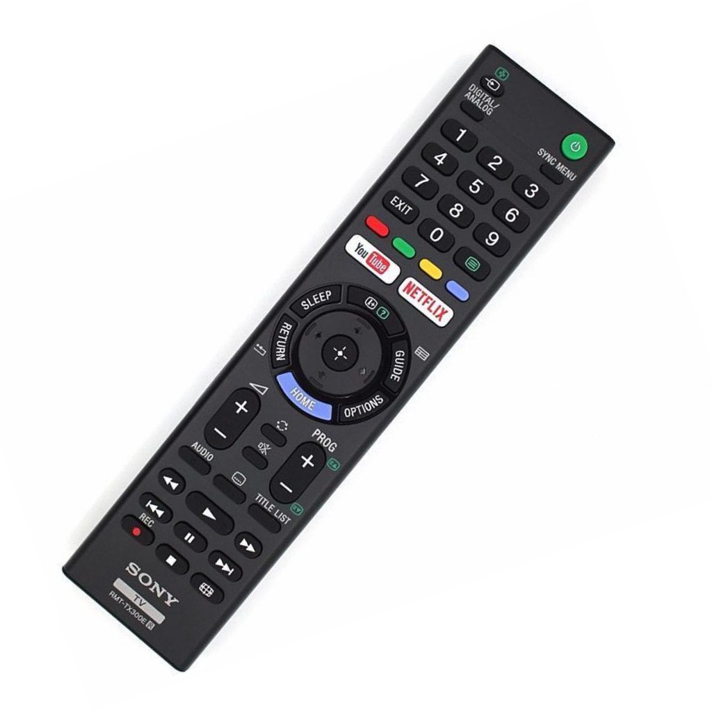 Remote TV Sony 2 nút đỏ mới hàng Chính hãng (YouTube và NETFLIX)