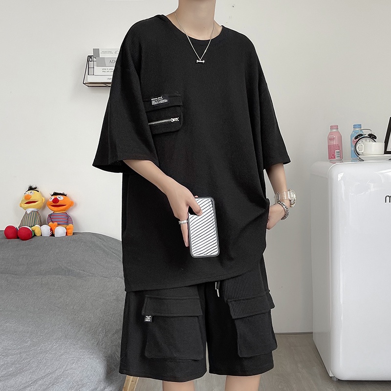 Bộ Đồ Túi Hộp Nam Mùa Hè Form Rộng ZENKODLMEN - SET NAM 001