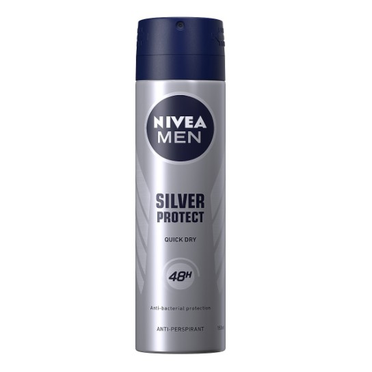 Xịt ngăn mùi nam Nivea Men Silver Protect 48h anti-perspirant spray 150ml (Thái Lan)