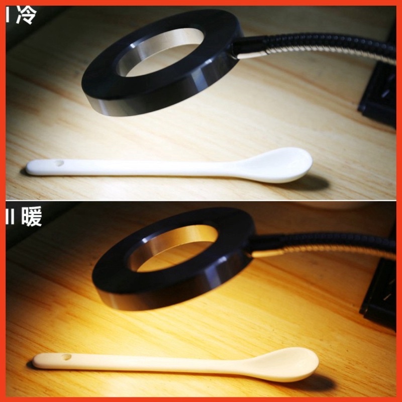 Đèn led kẹp bànkèm củ sạc