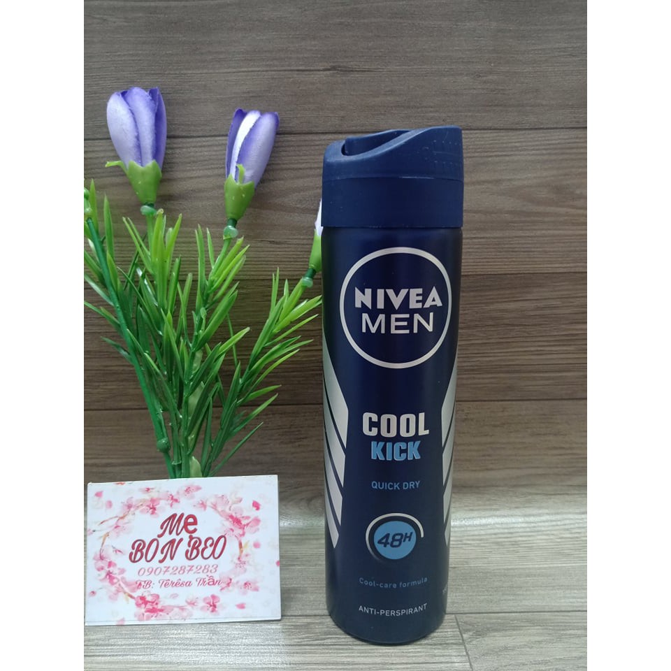 Xịt khử mùi Nivea Men 150ML