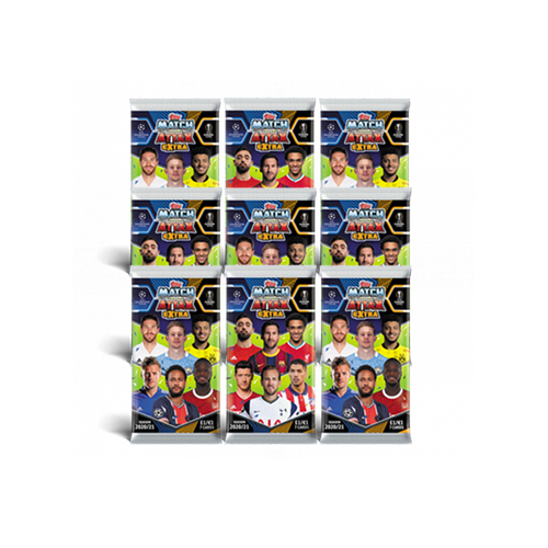 Hộp 9 Gói thẻ pack Match Attax Extra Champions League 2020/21