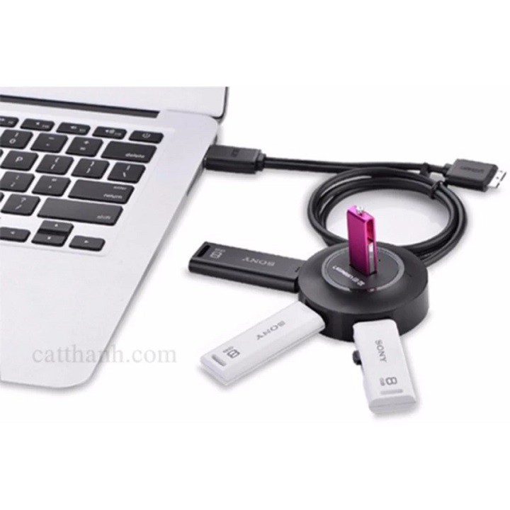 Bộ chia USB 2.0 4 cổng + OTG UGREEN 20275