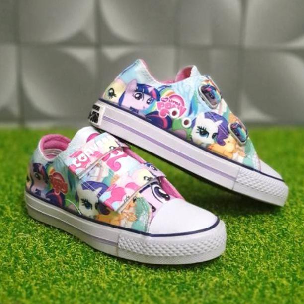 Giày Converse All-star X Bán Trong Suốt Họa Tiết Ngựa Con Dễ Thương Cho Bé 2019