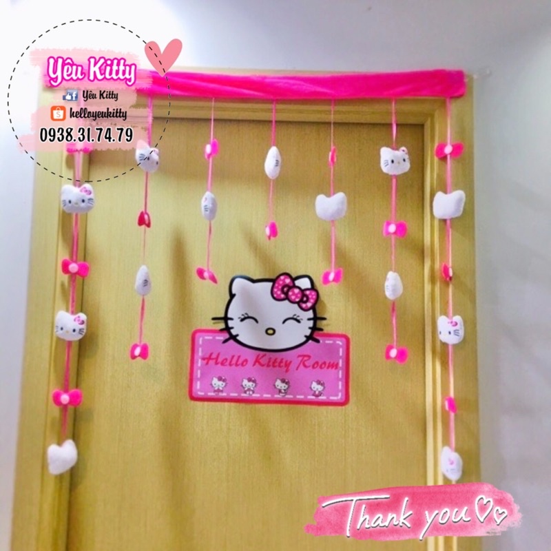 RÈM BÔNG HELLO KITTY