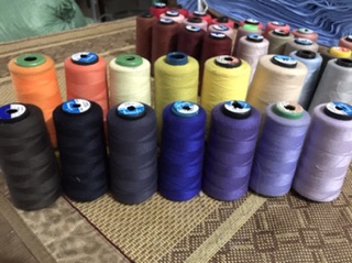 Sét chỉ may hoặc tơ đủ màu
