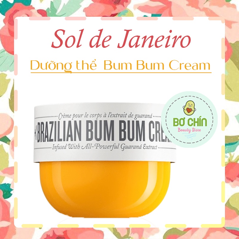 Kem dưỡng thể SOL DE JANEIRO  Brazilian Bum Bum / Coco Cabana / Bom Dia Bright Body Cream