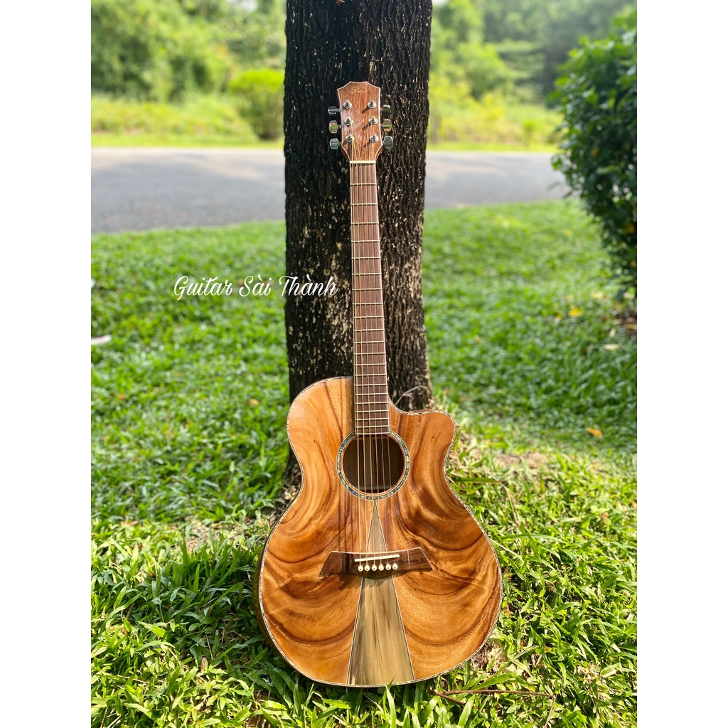 Đàn Guitar Acoustic Custom Chính Hãng ST.Real Guitar Sài Thành Mã ST-A100