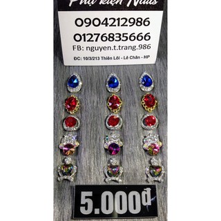Phụ kiện nails - đá hình (5k/ viên)