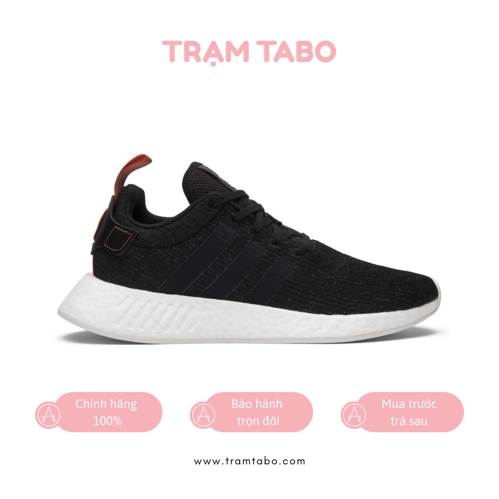 CG3384 - GIÀY NAM ADIDAS NMD R2 BLACK ORANGE - MÀU ĐEN/CAM