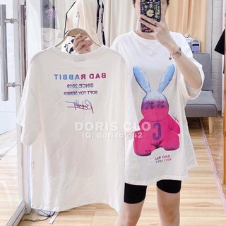 Áo phông thỏ 7 màu (2 màu trắng đen)