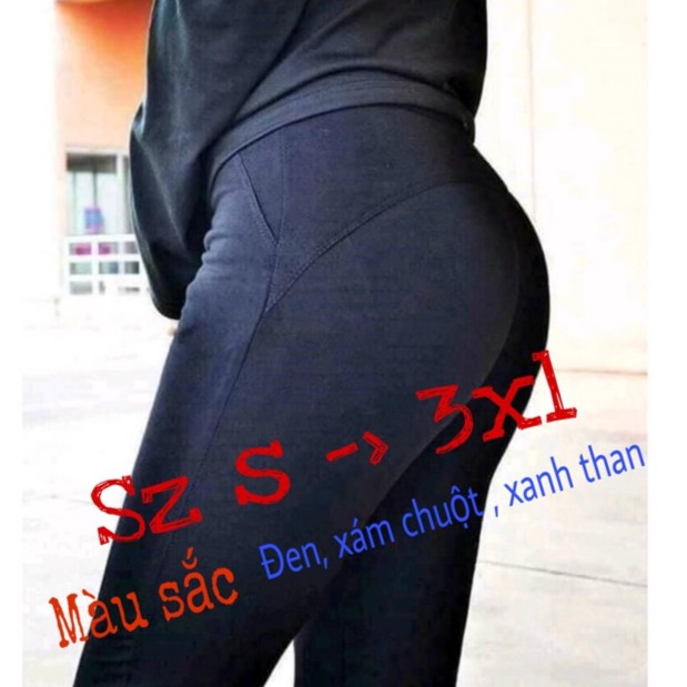 Quần legging nâng mông -phom vừa