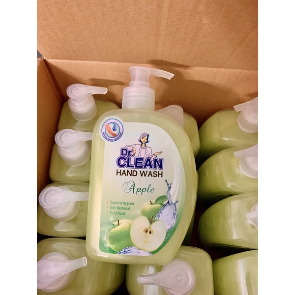 Sữa rửa tay sạch khuẩn Dr.Clean hương táo 500ml