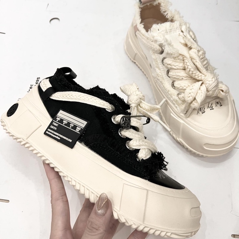 Giày thể thao xve vải đế cao su