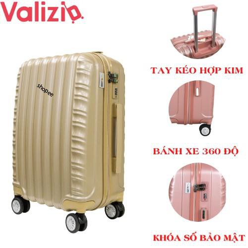 Vali kéo chống va đập, Vali du lịch tay kéo nhôm không rỉ sét VALIZIO 840