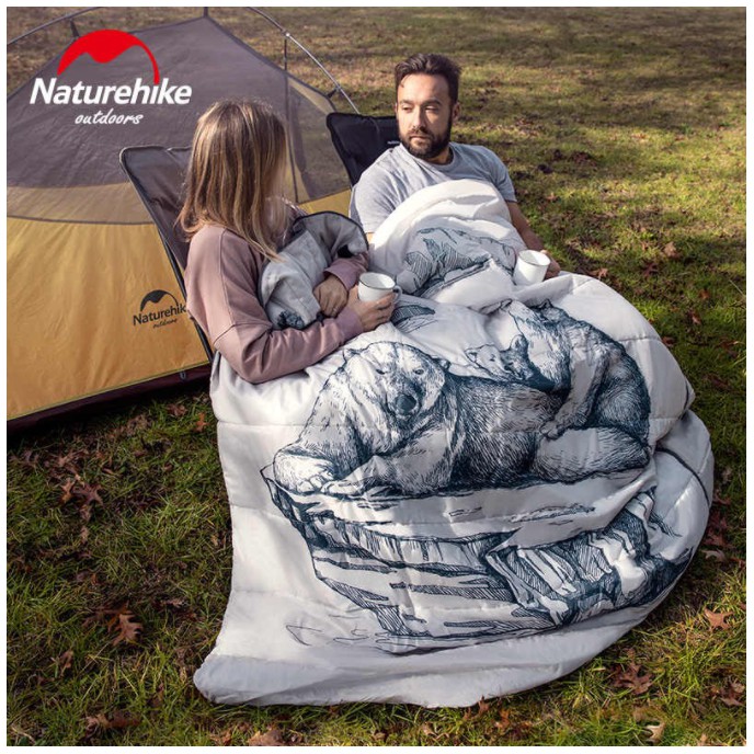 Túi ngủ đôi kèm gối NatureHike NH19S016-D