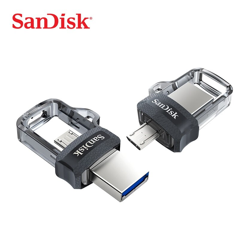 Ổ đĩa flash USB3.0 OTG SanDisk 2 trong 1 mini dung lượng 16GB 32GB 64GB 128GB 256GB tốc độ cao cho cho PC/Android | BigBuy360 - bigbuy360.vn