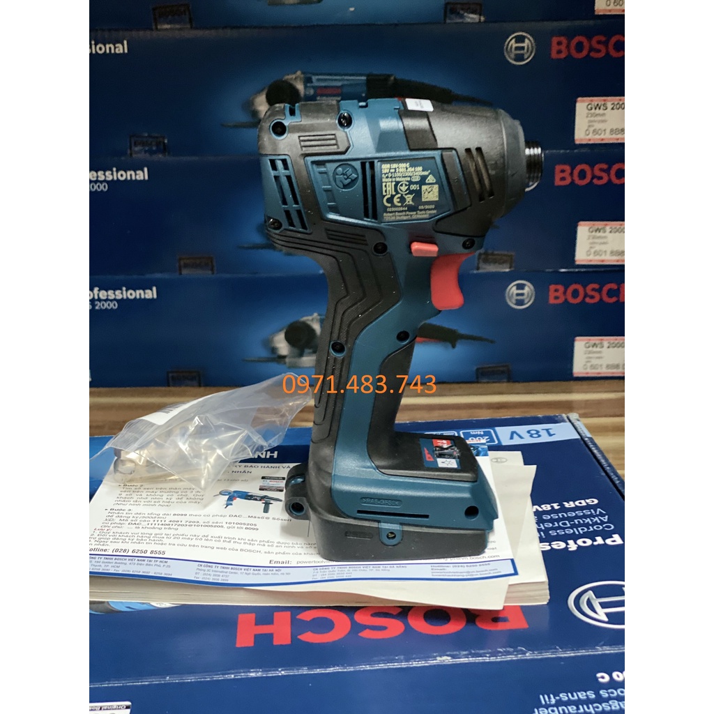 Máy vặn vít dùng Pin 18v Bosch GDR18V-200C(SOLO)