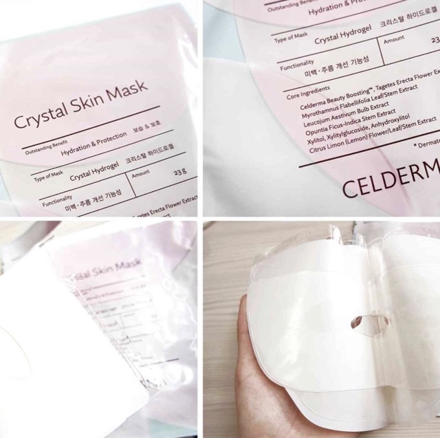 Mặt nạ thạch anh Crystal skin mask Celderma