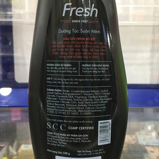 Dầu Gội Fresh Bồ Kết 550g