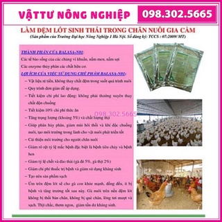 Chế phẩm đệm lót sinh học BALASA trong chăn nuôi