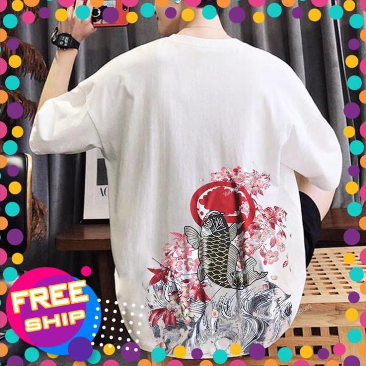 (GIÁ TỐT) FreeShip Đơn 50K ⚡️Siêu Phẩm⚡️ -Thun Cotton - Áo Thun Nam , Nữ Unisex Fom rộng Tay Lỡ