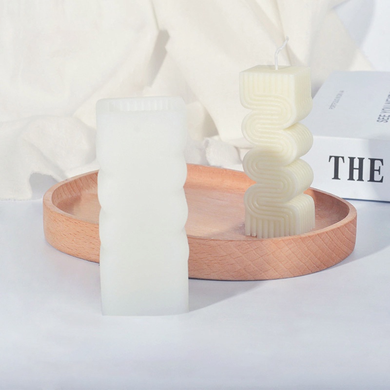 Bộ Khuôn Silicone Làm Nến Sáp Thủ Công DIY