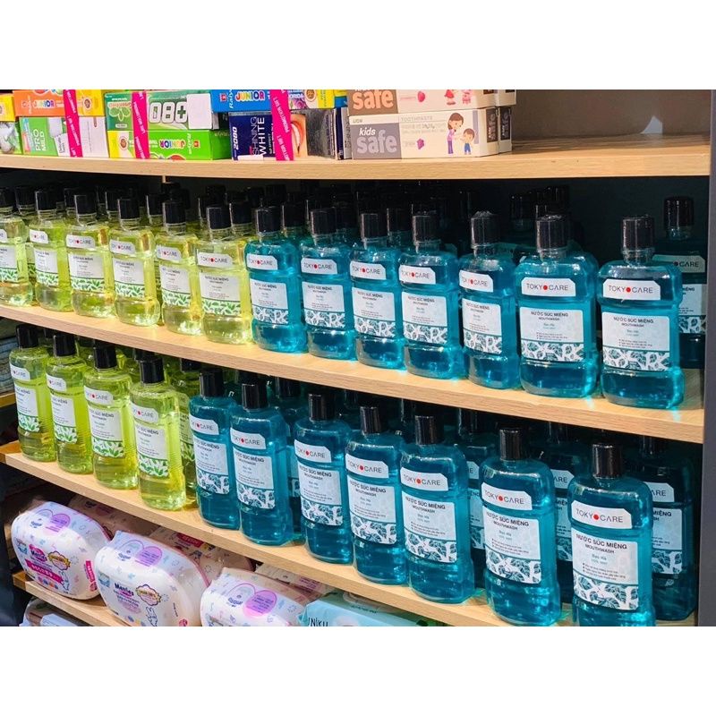 Nước Súc Miệng Tokyo Life Siêu Diệt Khuẩn Hương Bạc Hà Và Trà Xanh