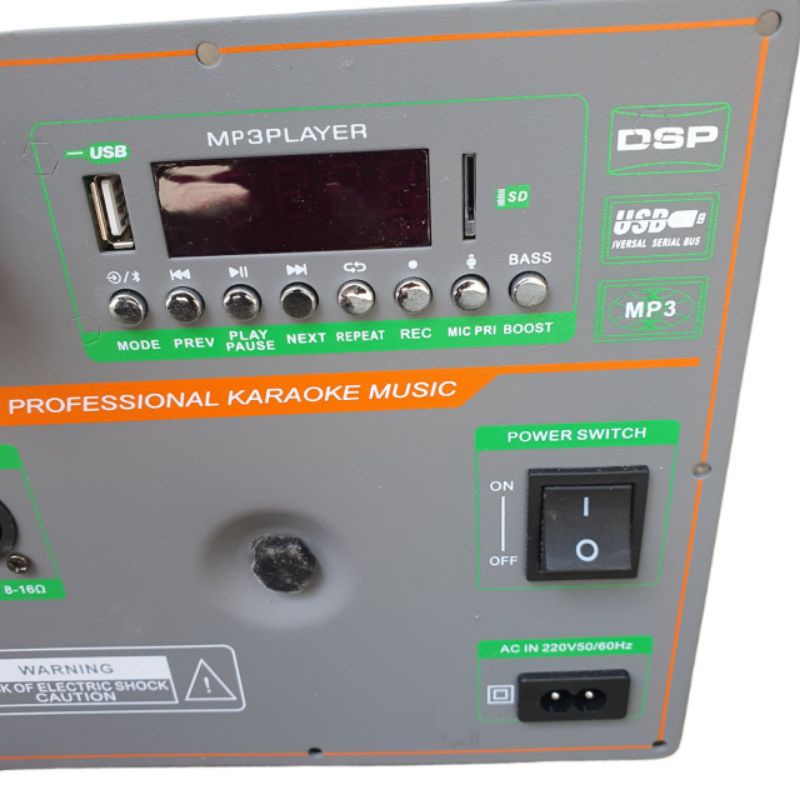 Mạch Loa Kéo Reverb 300W 4Sò Có Quạt 19x38