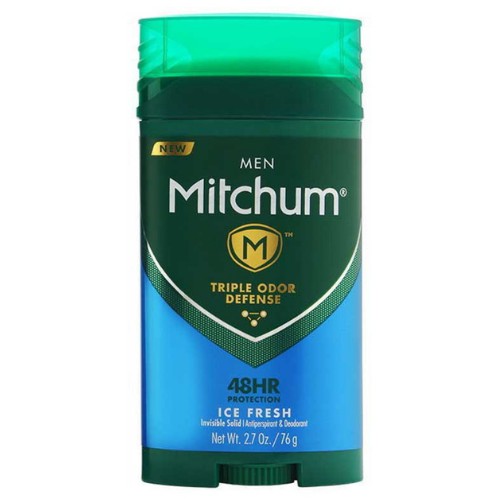 Lăn sáp khử mùi nam Mitchum Antiperspirant &amp; Deodorant Stick Ice Fresh 76g (Mỹ)