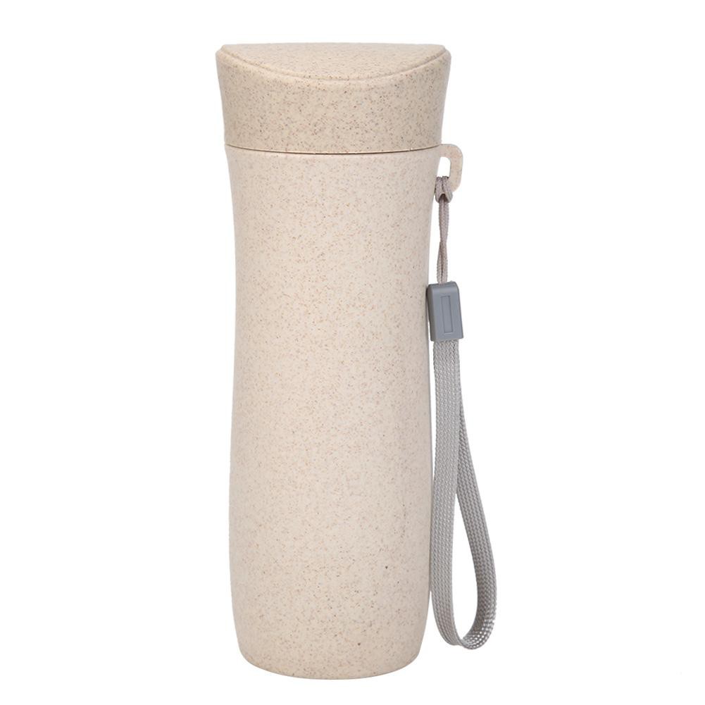 300mL Eco-Friendly Wheat Straw Drinking Cup Portable Coffee Tea Mug Water Bottle