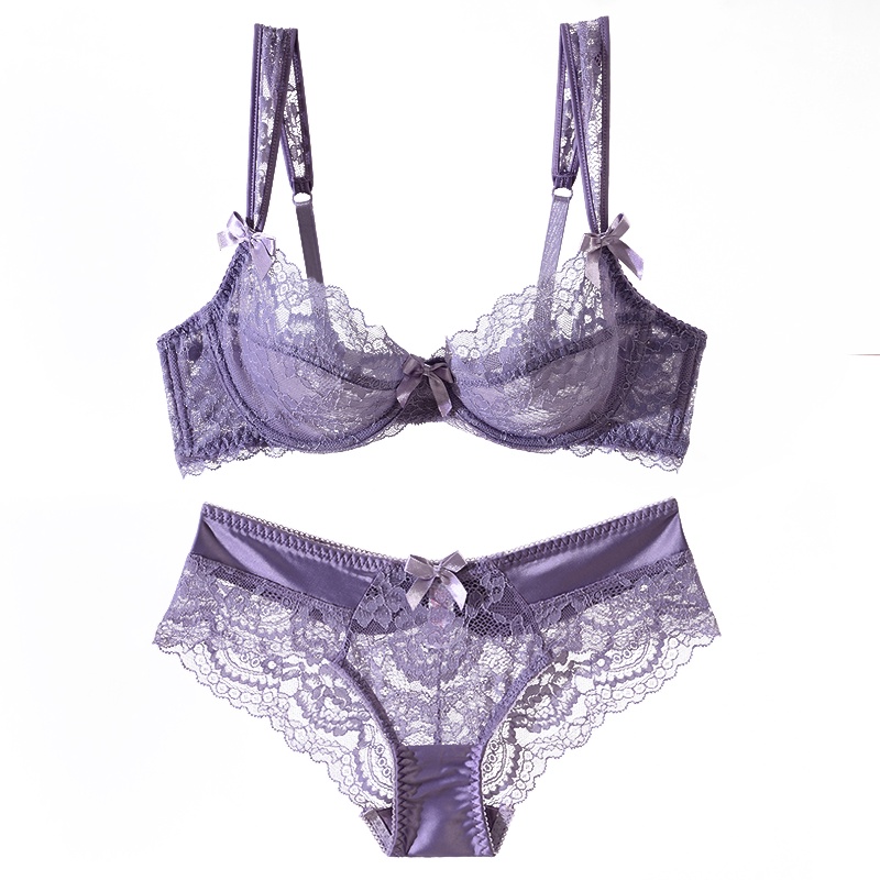 Set đồ lót VARSBABY thiết kế dạng ren xuyên thấu phong cách gợi cảm thời trang cho nữ