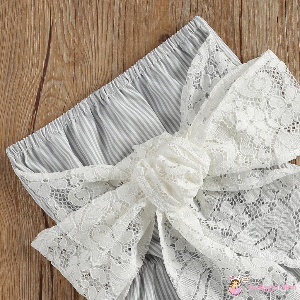 Áo liền thân hở vai kèm băng đô thời trang cho bé gái