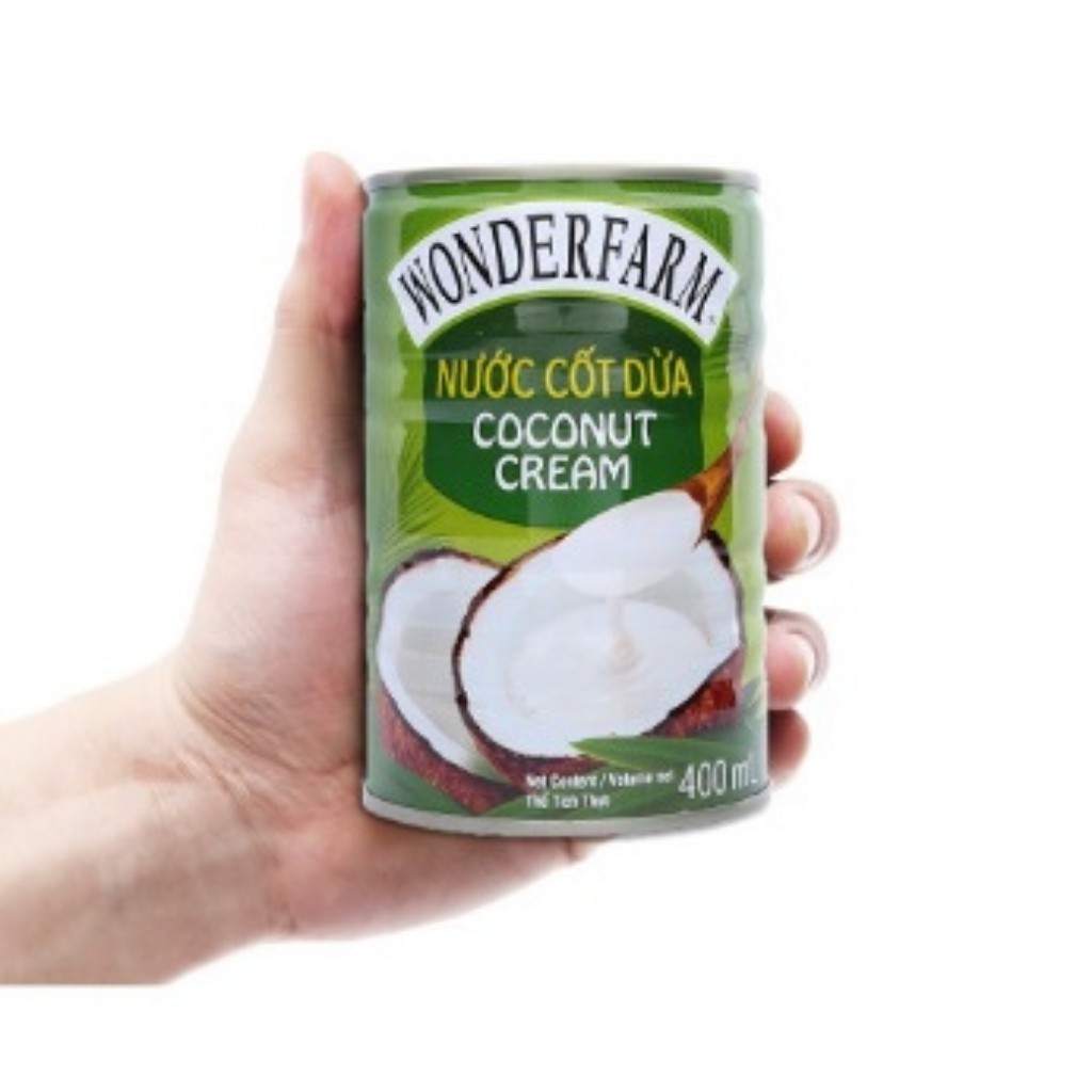 Nước cốt dừa wonderfarm 140ml/400ml  thơm ngon ngậy