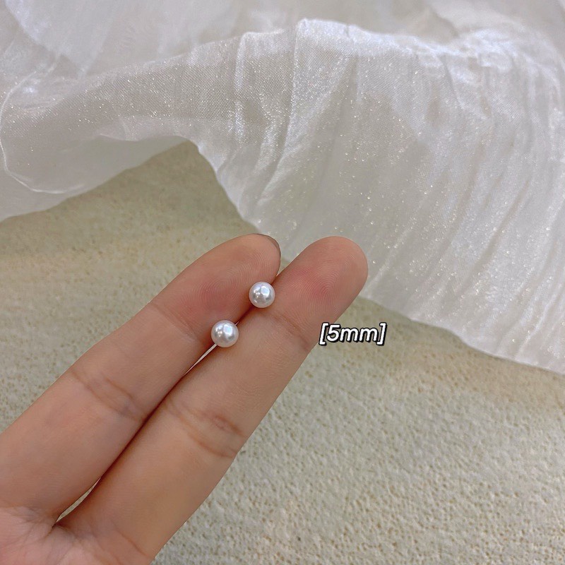 [1 đôi lẻ] Bông Tai Nữ ERASHOP 079979 - Hạt Châu Xịn Đơn Giản, Sang Trọng, Đi Tiệc, Đeo Thường Ngày, Siêu Rẻ Đẹp