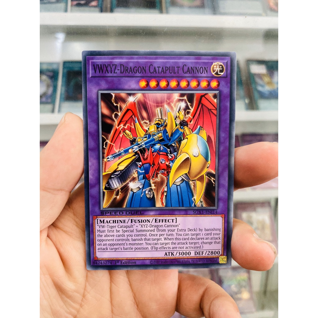 Thẻ Bài YugiOh! Mã SGX1-ENI14 - VWXYZ-Dragon Catapult Cannon - Common - 1st Edition