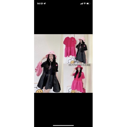 đầm babydoll gấu dâu bigsize