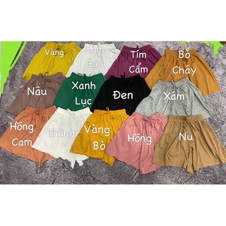 Quần đùi mặc nhà chất coton mát