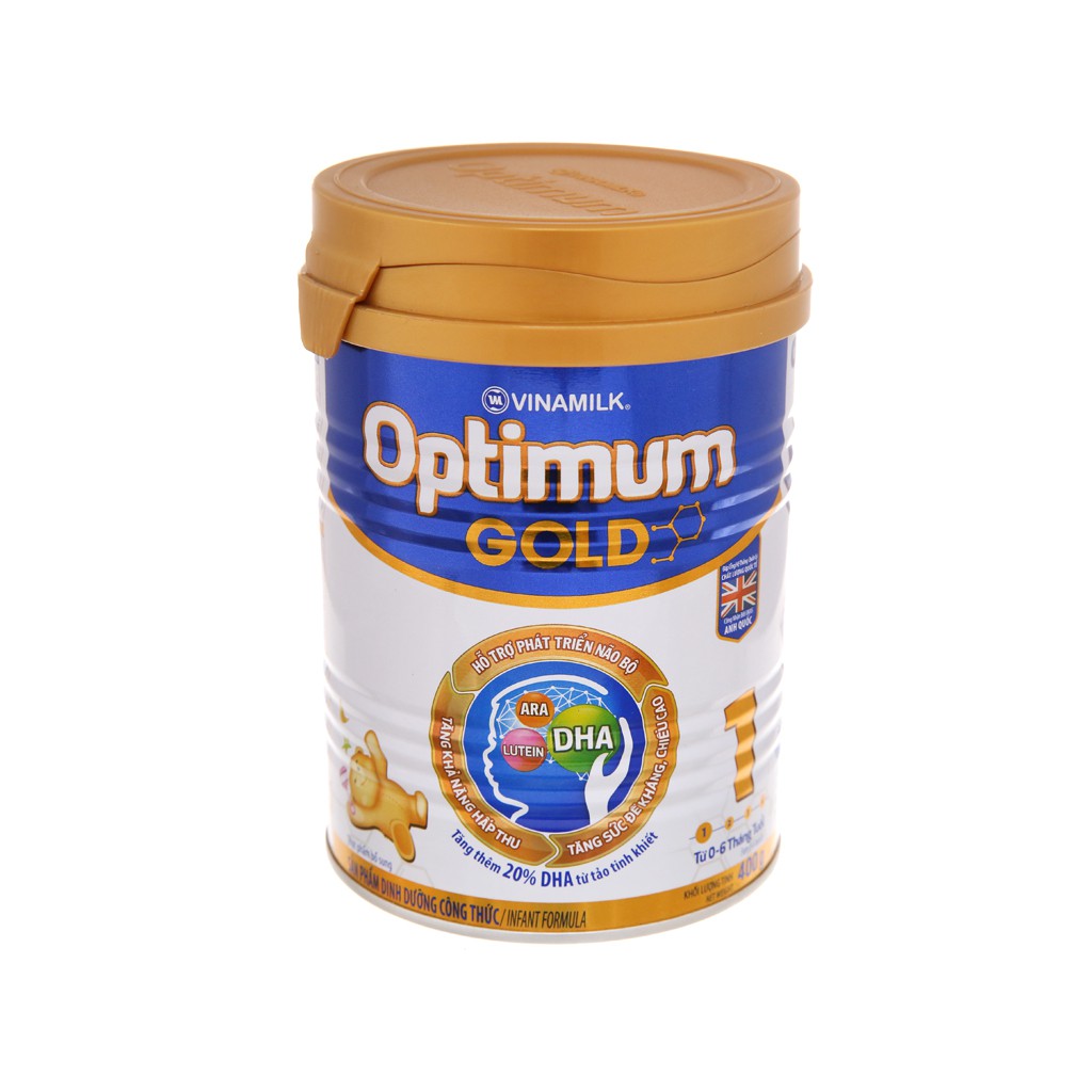 Sữa Optimum Gold 1 - Vinamilk, 0-6 Tháng, 400g