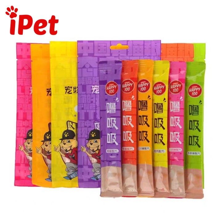 Thức Ăn Pate Súp Thưởng Wanpy Happy 1 Thanh - iPet Shop