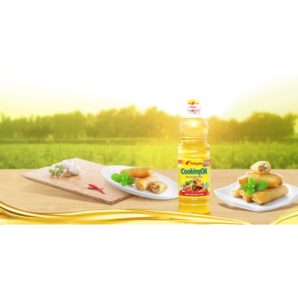 Dầu thực vật Tường An Cooking oil chai 1 lít