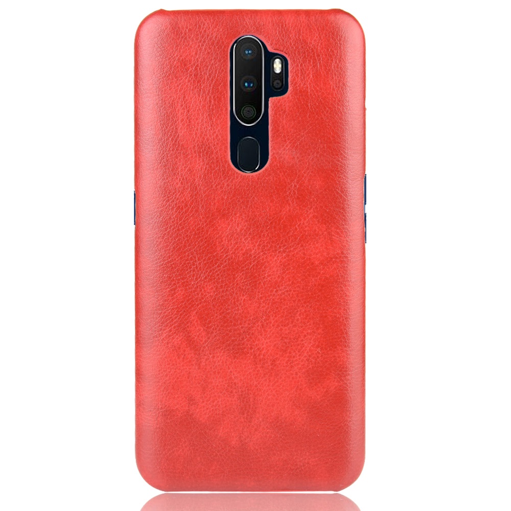 Ốp Điện Thoại PC Cứng Phối Da PU Nhám Thời Trang Sang Trọng Cho OPPO A3s A5s A7 A5 A9 2020 AX5 AX7