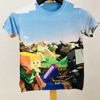 Áo thun Minecraft cho bé trai