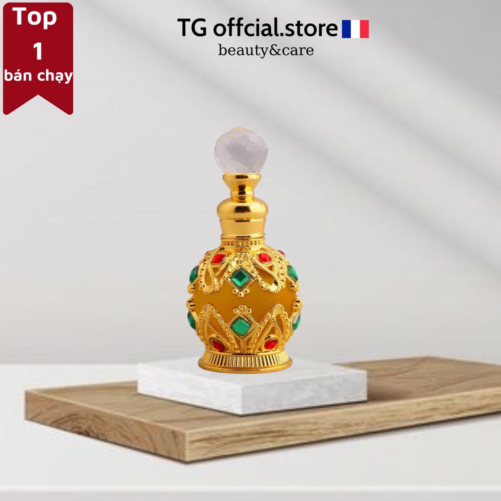 Nước hoa tinh dầu dubai 17ml  dạng chấm, Có tặng kèm nước hoa dubai 2ml