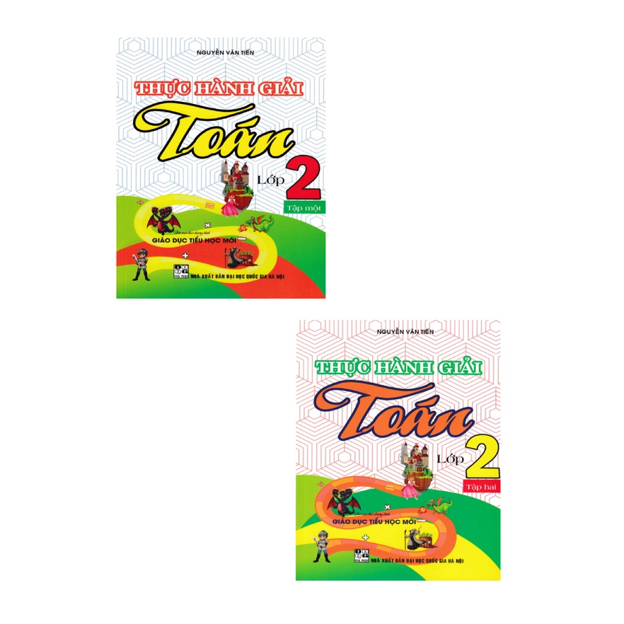 Sách - Combo Thực Hành Giải Toán Lớp 2 (Theo Chương Trình Giáo Dục Tiểu Học Mới) (Bộ 2 Cuốn)